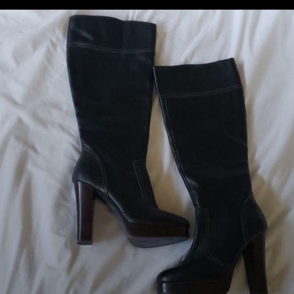 Colin Stuart Shoes - Black Leather Boots